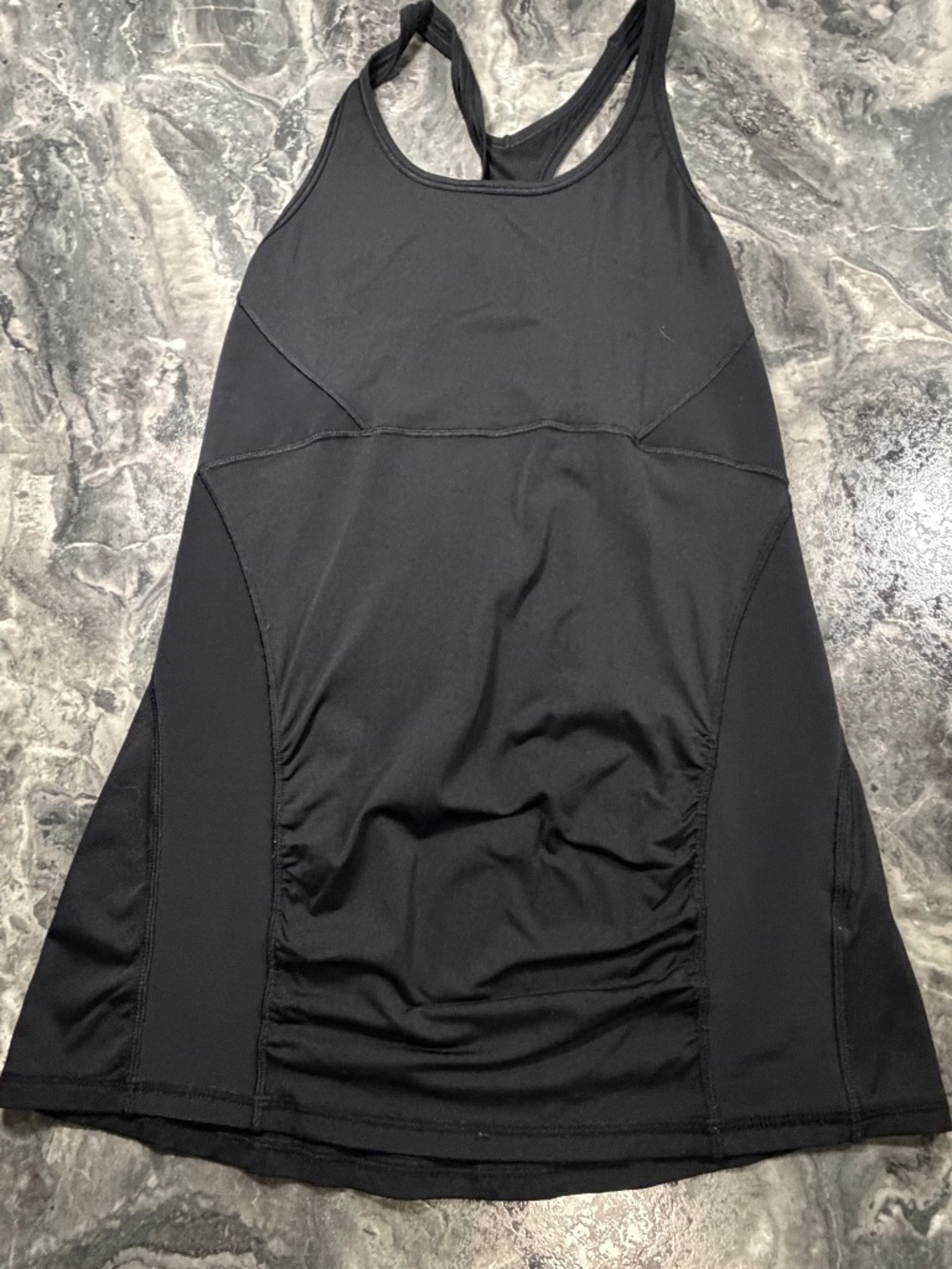 Athleta fastest track seamless side ruched tank size small